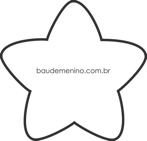 Molde de estrela – Os 45 modelos mais lindos para imprimir grátis!.